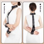 SM backhand back copy collar leather adjustable adult sex products sex toys couple flirting